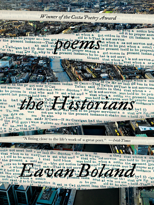 Title details for The Historians by Eavan Boland - Available